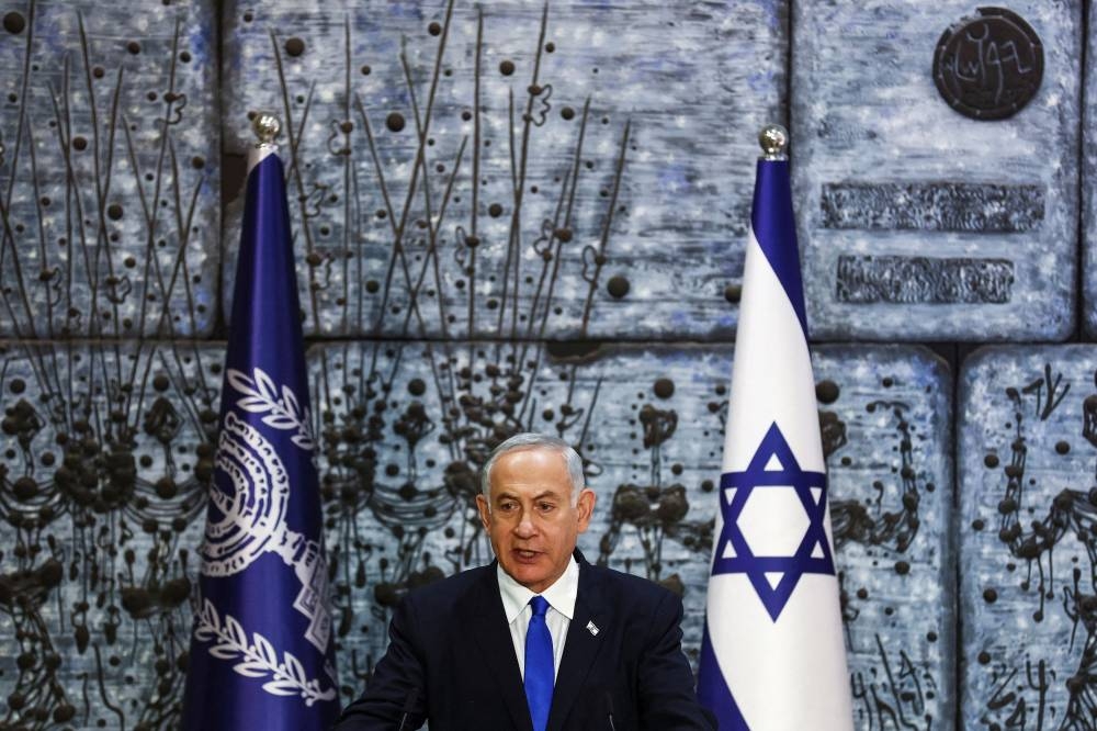 The November 1 election put former premier Netanyahu in a position to form a stable, right-wing government, ending an unprecedented period of political deadlock that forced five elections in less than four years. — Reuters pic