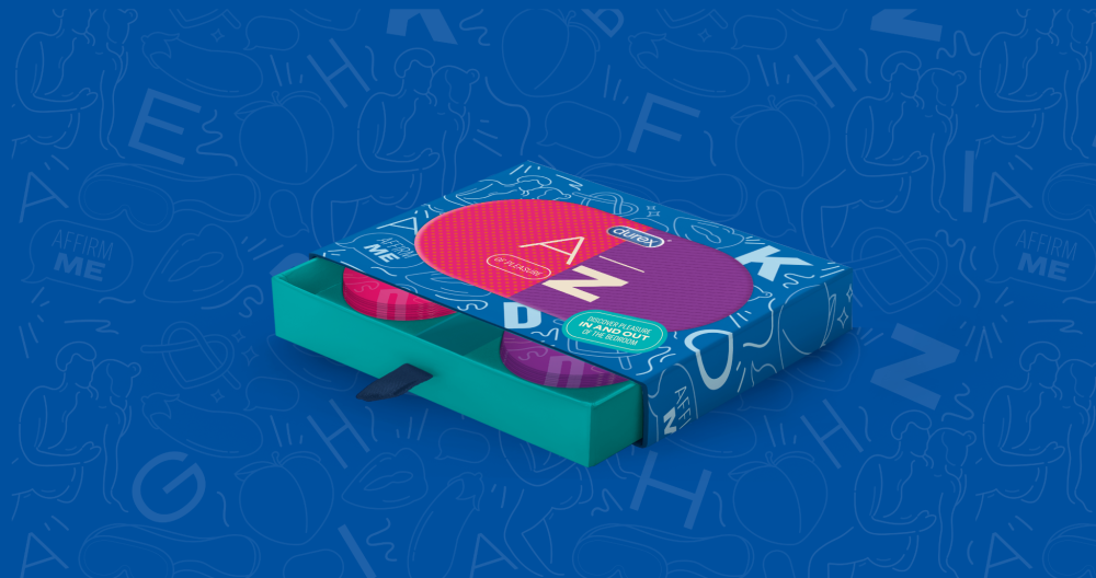 A-Z of Pleasure card game is designed for two to encourage intimacy through honest conversation. — Picture courtesy of Durex