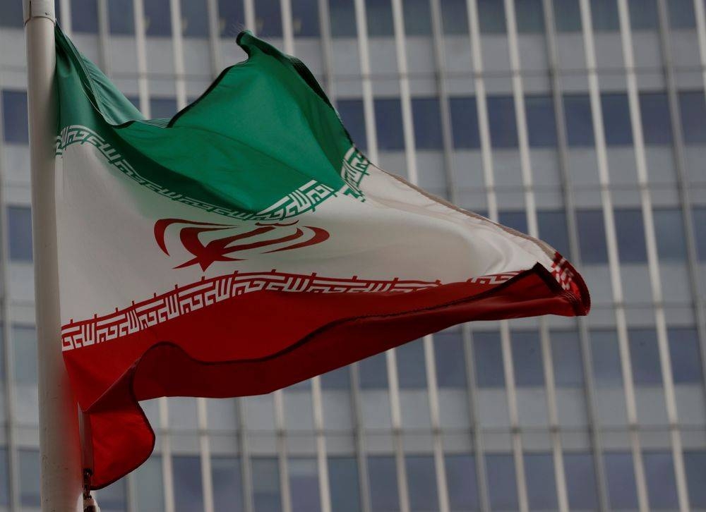 An Iranian flag flutters in front of the International Atomic Energy Agency (IAEA) headquarters in Vienna, Austria September 9, 2019. — Reuters pic
