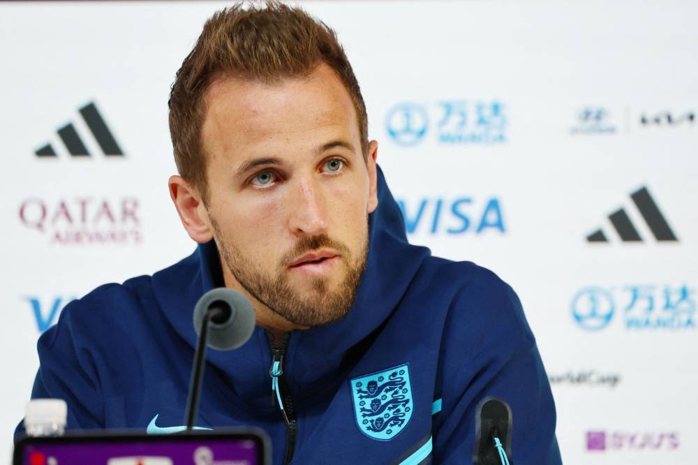 England's Harry Kane speaks during a press conference in Doha December 9, 2022. ― Reuters pic