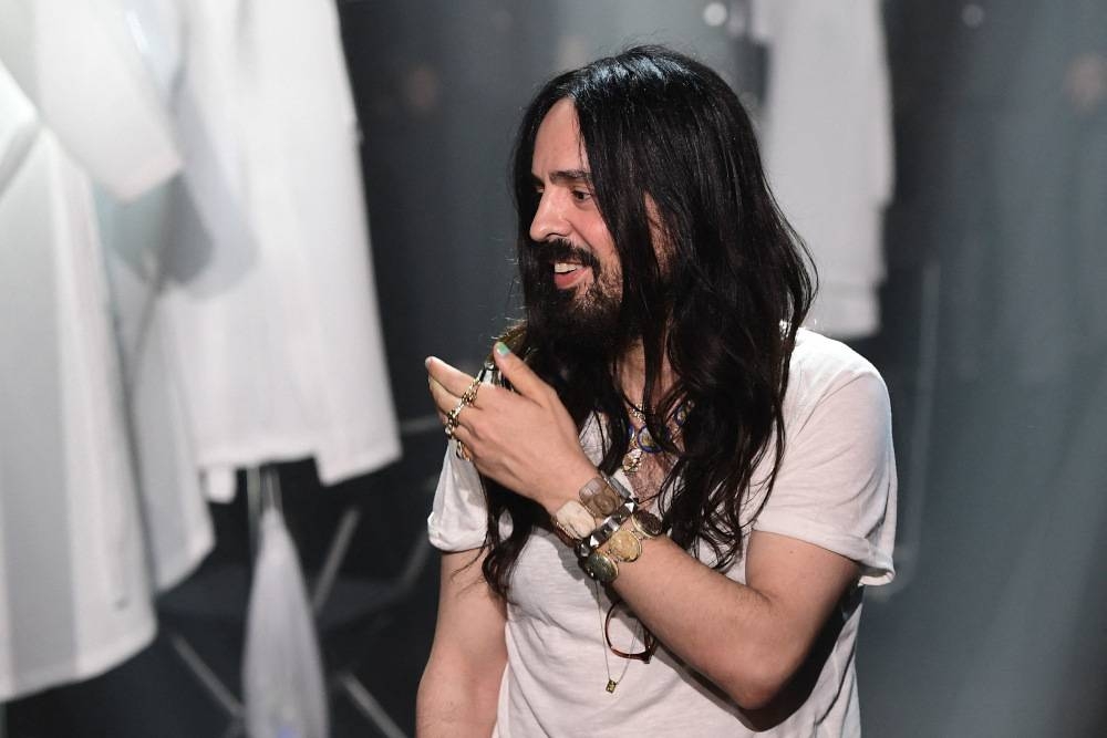 Fashion designer Alessandro Michele left Gucci last month. — AFP pic
