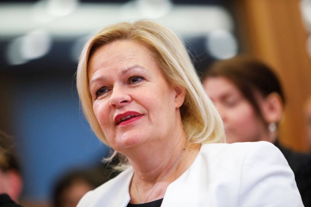 Interior Minister Nancy Faeser warned that the Reichsbuerger represented a rising threat to Germany given it had expanded by 2,000 to 23,000 people in the past year. — Reuters pic
