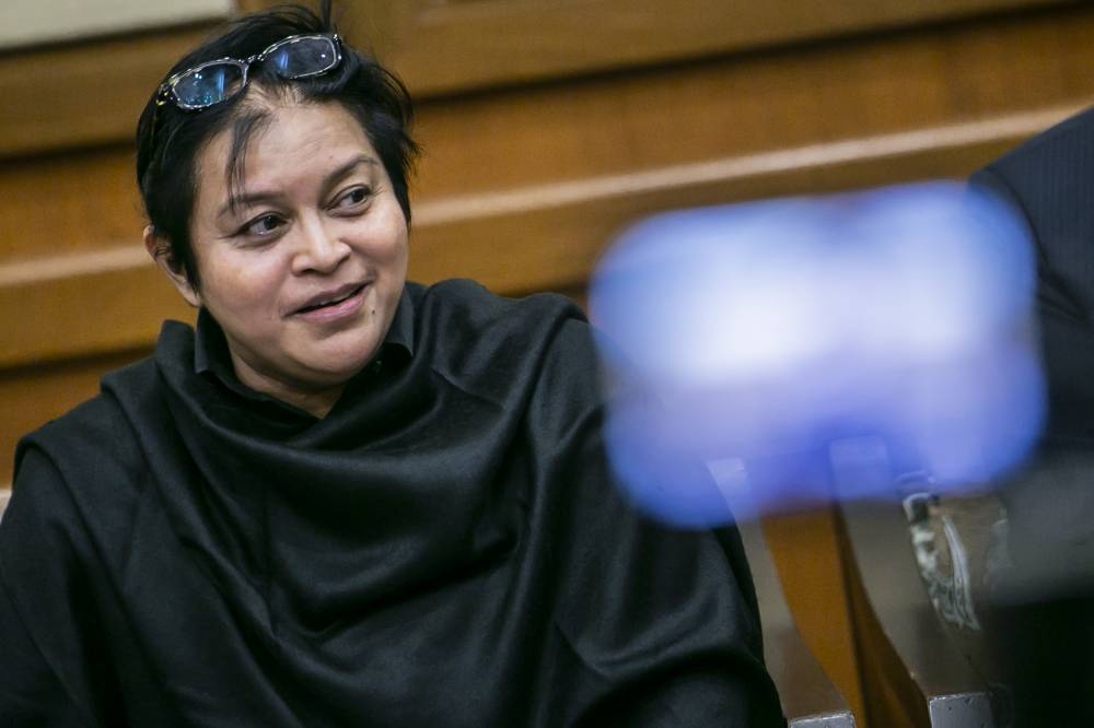 Minister in the Prime Minister's Department (Law and Institutional Reform) Datuk Seri Azalina Othman speaks to the media during Forum Human Rights Day 2022, Strengthening and Enhancing Human Rights Towards Living No One Behind at Hotel Royal Chulan Kuala Lumpur December 12, 2022. — Picture by Hari Anggara