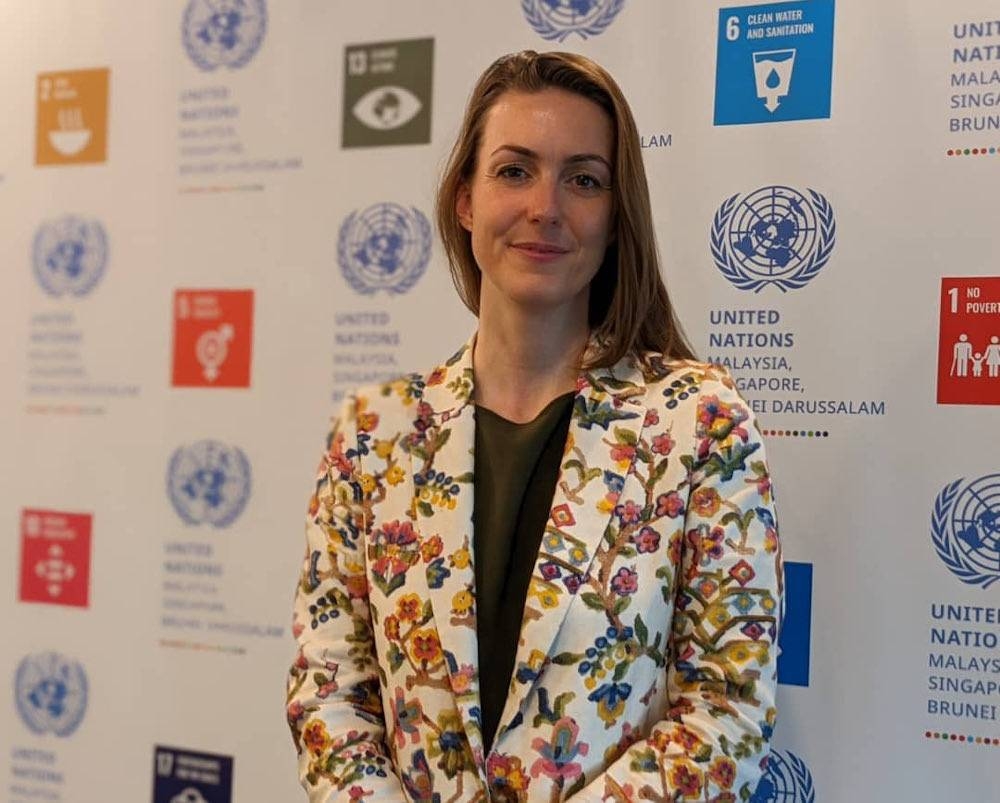 Unicef Chief of Child Protection Saskia Blume said child marriage issue is one of the Sustainable Development Goals (SDGs) that affects many countries. — Picture via Twitter/Bernama