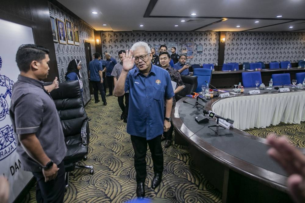 Wan Ahmad Fayhsal also said Hamzah (pic) was chosen as Opposition leader because of his seniority and 'gravitas'. — Picture by Hari Anggara