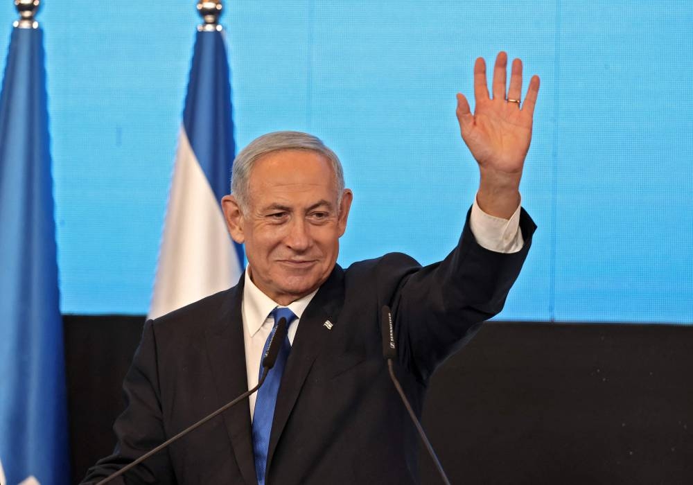 Benjamin Netanyahu has insisted that Israel would not become 'a nation of religious law'. — AFP pic