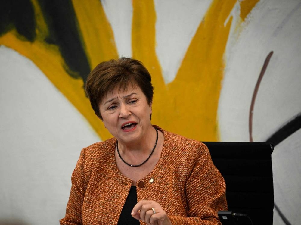 IMF chief Kristalina Georgieva says a lower growth forecast is ‘very likely’ for China this year and next, with easing Covid-19 restrictions bringing a surge in infections and temporary difficulties. ― AFP pic