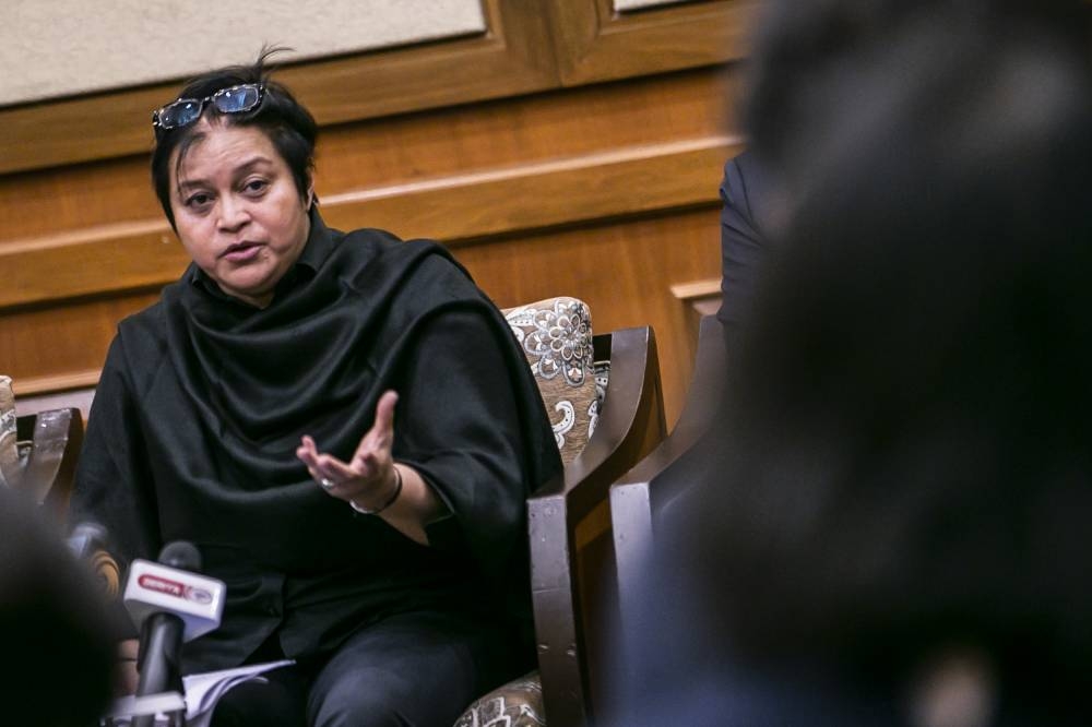 Law Minister Datuk Seri Azalina Othman Said said that her proposal was still in its infancy and would only be brought to Cabinet next year. — Picture by Hari Anggara