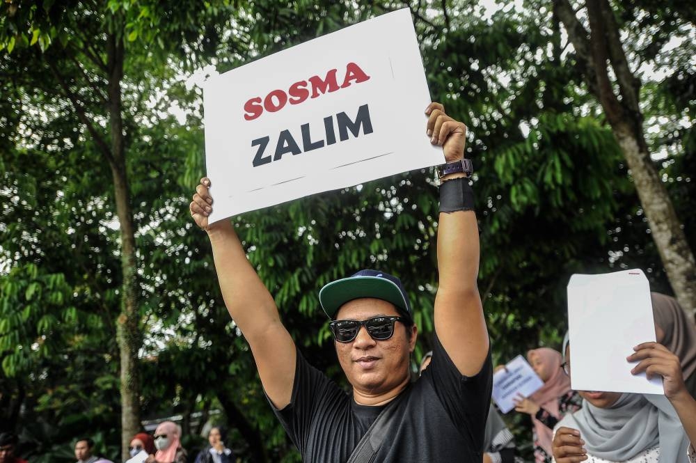 Suhakam wishes to reiterate our call for the need to have balance in laws aimed to protect sovereignty and those that uphold human rights principles. — Picture by Shafwan Zaidon