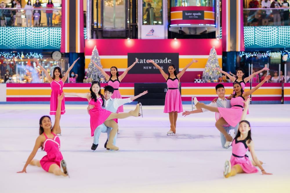 US fashion brand stages ‘takeover’ of iceskating rink in Sunway Pyramid with candy bar popup