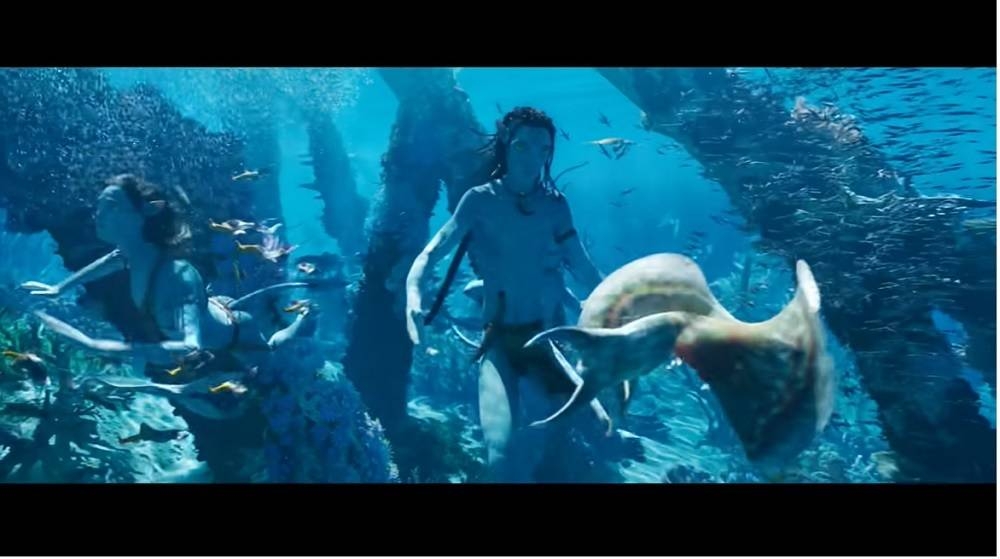 ‘The Way of Water’ was released 13 years after the first film wowed audiences with pioneering 3D technology. — Screen capture via YouTube/Avatar