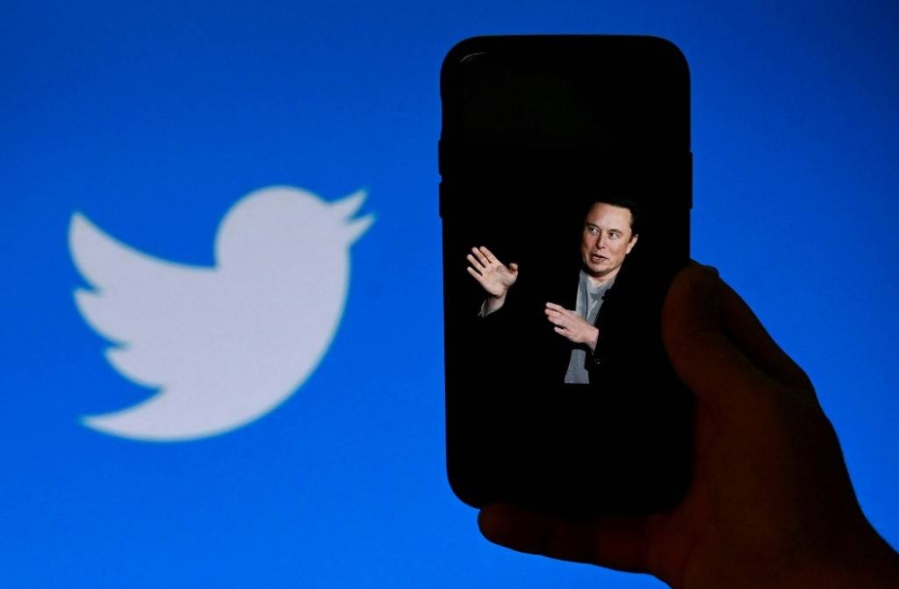 Twitter has seen advertisers flee amid worries about Musk’s approach to policing tweets, hitting revenues and its ability to pay interest on the US$13 billion debt that Musk took on to buy the social media company. — AFP pic