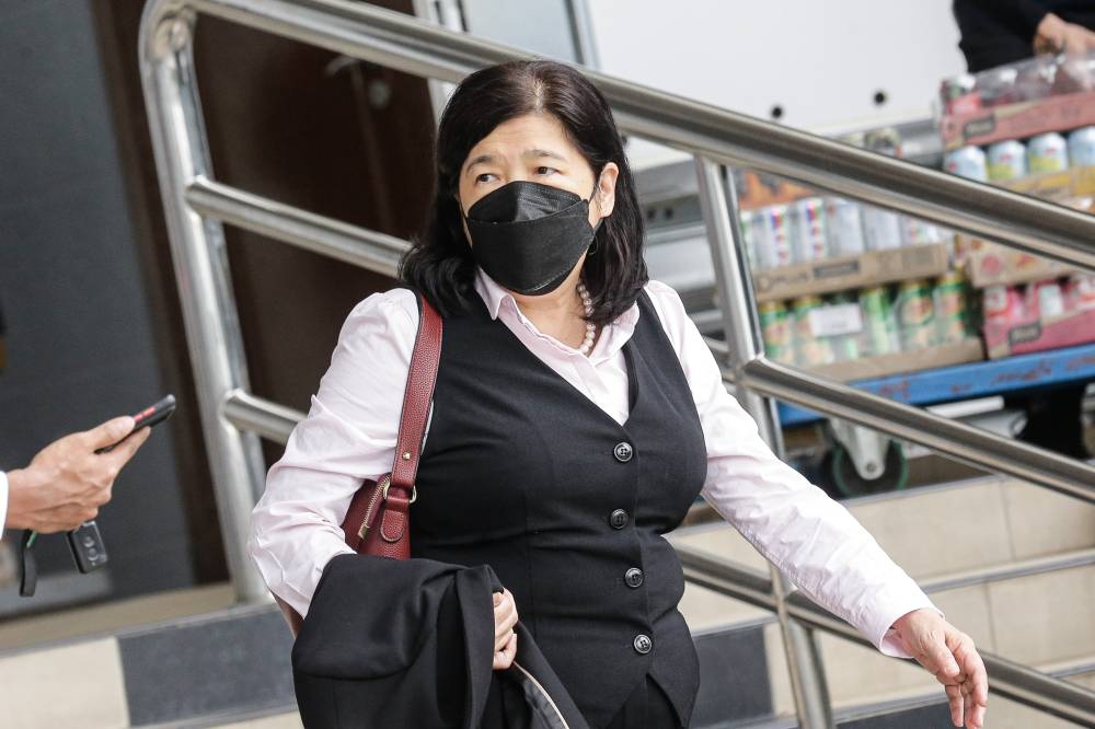 Pastor Raymond Koh's wife, Susanna Liew is seen leaving the Kuala Lumpur High Court December 19, 2022. — Picture by Sayuti Zainudin