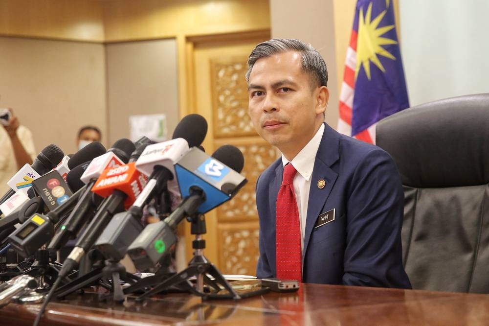 Communications and Digital Minister Fahmi Fadzil speaks during a press conference at the Communication and Digital Ministry, Putrajaya December 7, 2022. — Picture by Choo Choy May