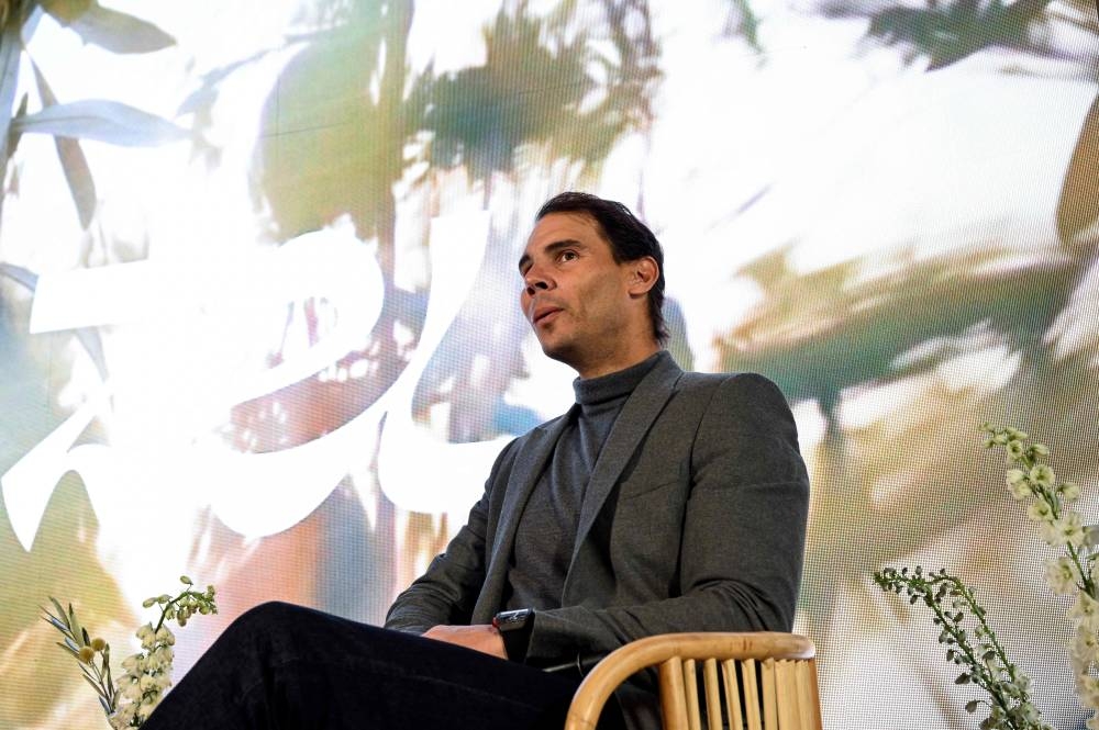 Spanish tennis player Rafael Nadal attends the presentation of Melia Hotel Group's new line of hotels Zel, in Madrid December 15, 2022. — Reuters pic