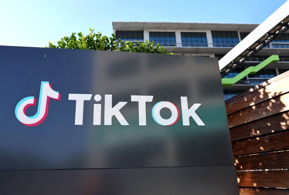 The TikTok logo is displayed outside its office on December 20, 2022 in Culver City, California. ― AFP pic