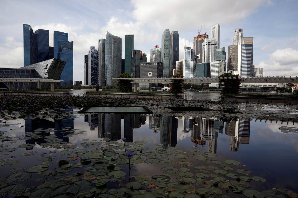 A view of the city skyline in Singapore January 25, 2021. Singapore is among the first Asian nations to provide legal protections for people working in the gig economy. ― Reuters file pic