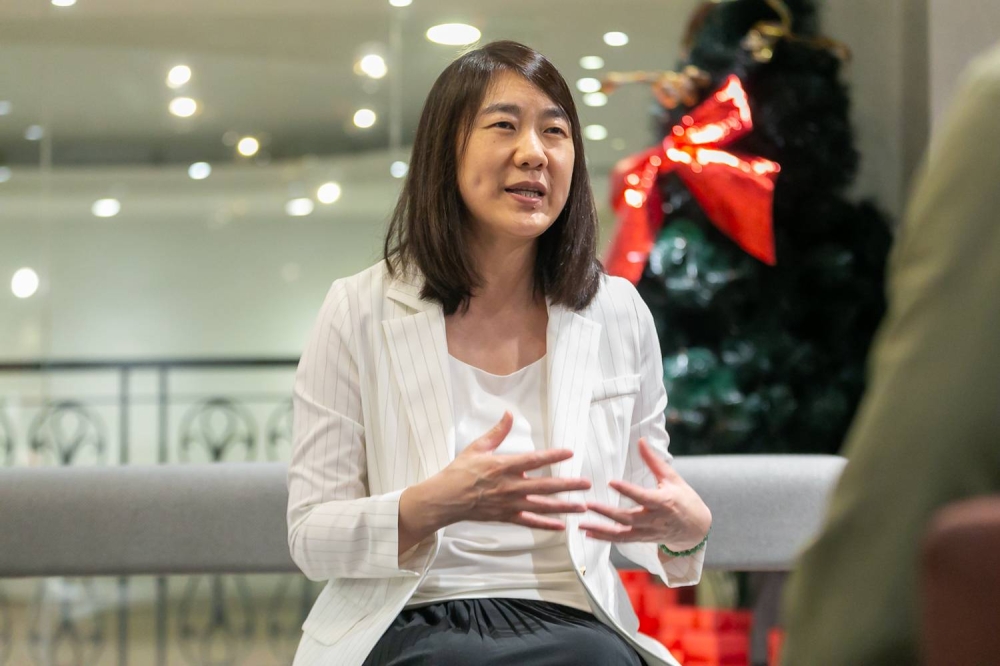 Eslite Spectrum chairperson Mercy Wu talks about the company’s journey over the years. Eslite Spectrum is home to over a thousand curated Taiwanese-designed goods. — Picture by Raymond Manuel