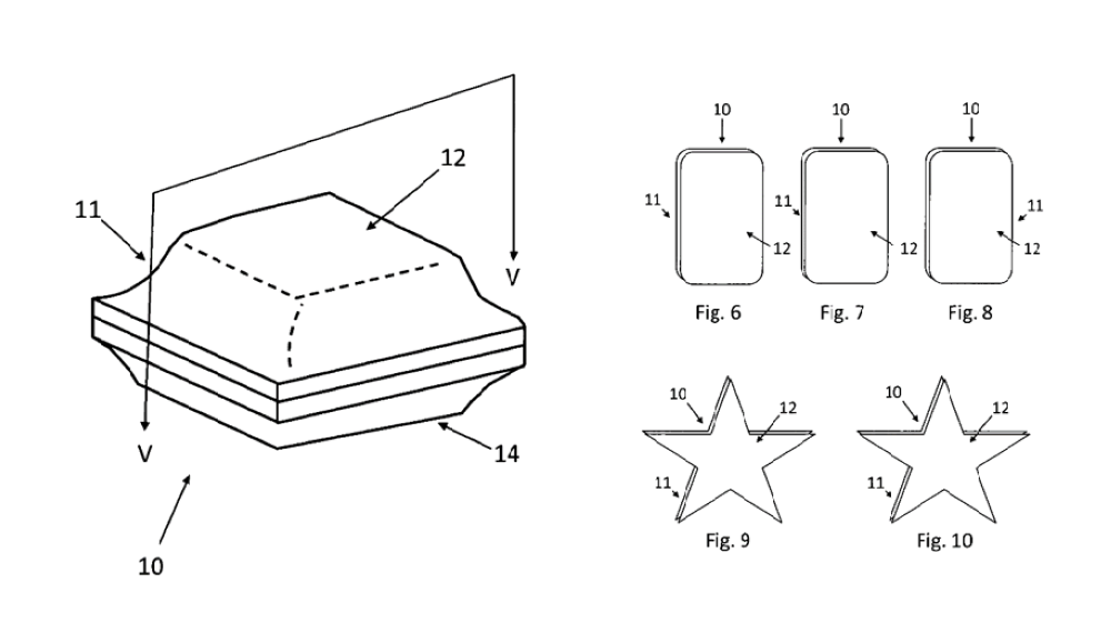 The edible gift wrap for pets comes in a variety of flavours and is composed of materials that are digestible and safe for consumption by particular species of pets. — Picture from patent.google