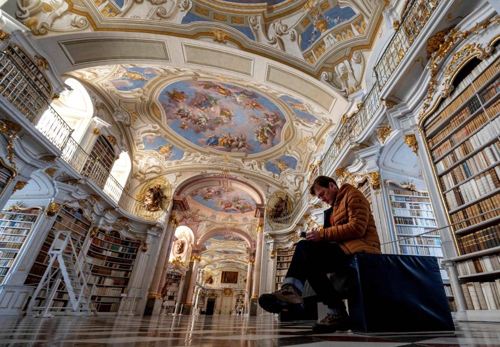 Fairytale abbey library takes online stardom in its stride | Malay Mail