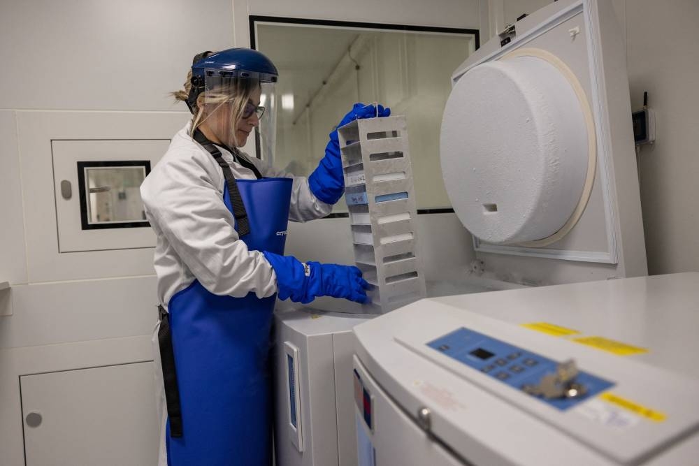 Inside Urgo's laboratory in Chenove, near the eastern French city of Dijon, living cells are being chilled before they can be cultivated. — AFP pic