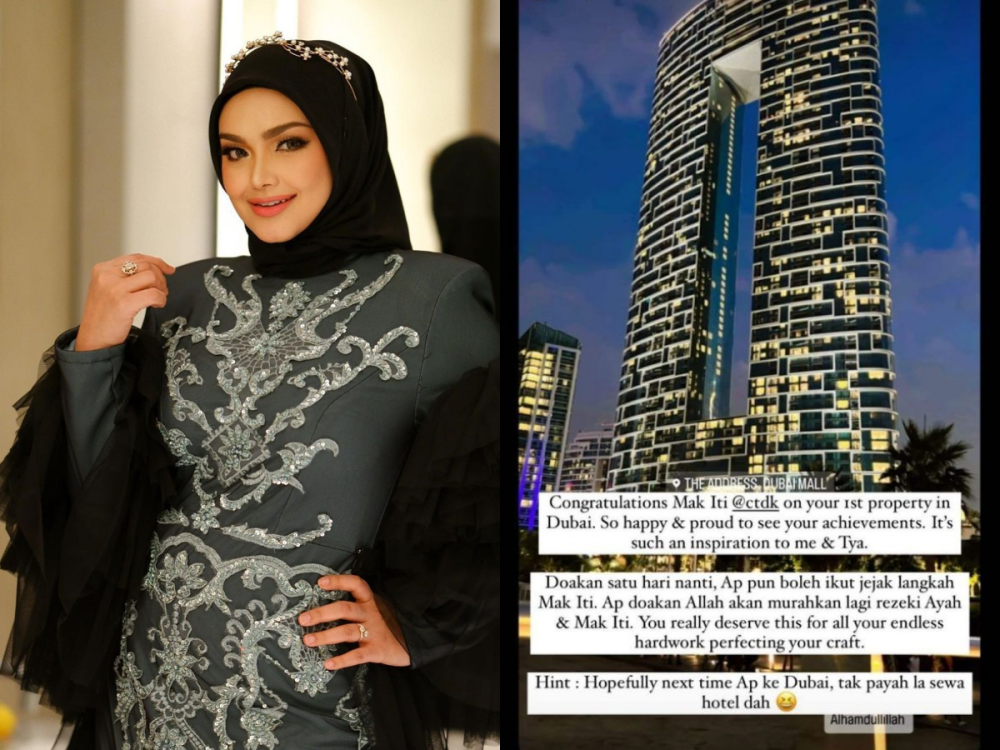 Siti Nurhaliza hints at luxury apartment purchase in Dubai, stepson  confirms it (VIDEO) | Malay Mail
