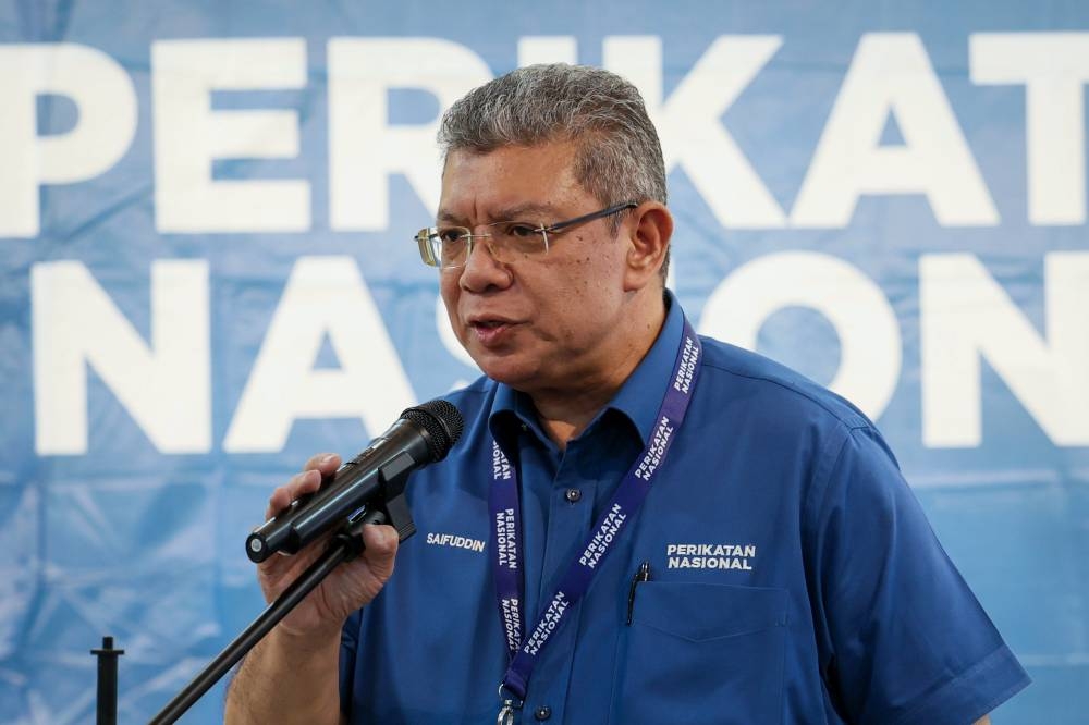 Pahang Perikatan Nasional (PN) chairman Datuk Seri Saifuddin Abdullah today announced 18 focus portfolios for its 17 elected representatives to mirror and monitor the roles of the 10 state executive councillors appointed on December 2. — Bernama pic