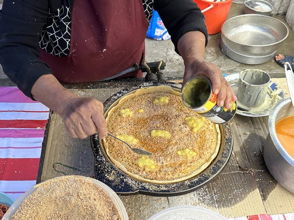 You can add creamed corn for a sweeter flavour that matches well with peanuts.