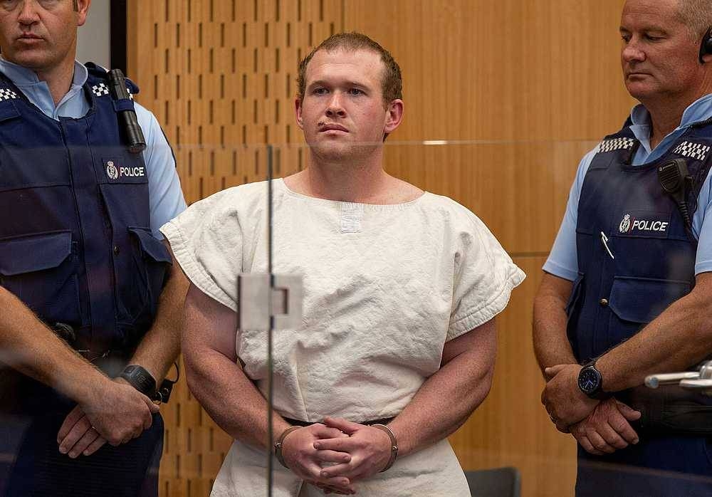 Brenton Tarrant is seen in the dock during his appearance in the Christchurch District Court, New Zealand March 16, 2019. ― Reuters pic
