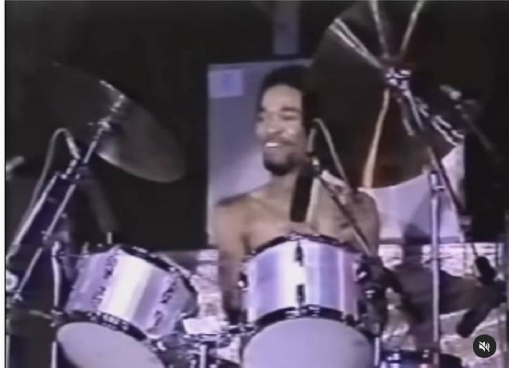 Fred White began drumming at an early age and went on to win six Grammy awards with the funk band, founded in 1969 by his brother, the late Maurice White. — Screen capture via Instagram/Earth, Wind & Fire