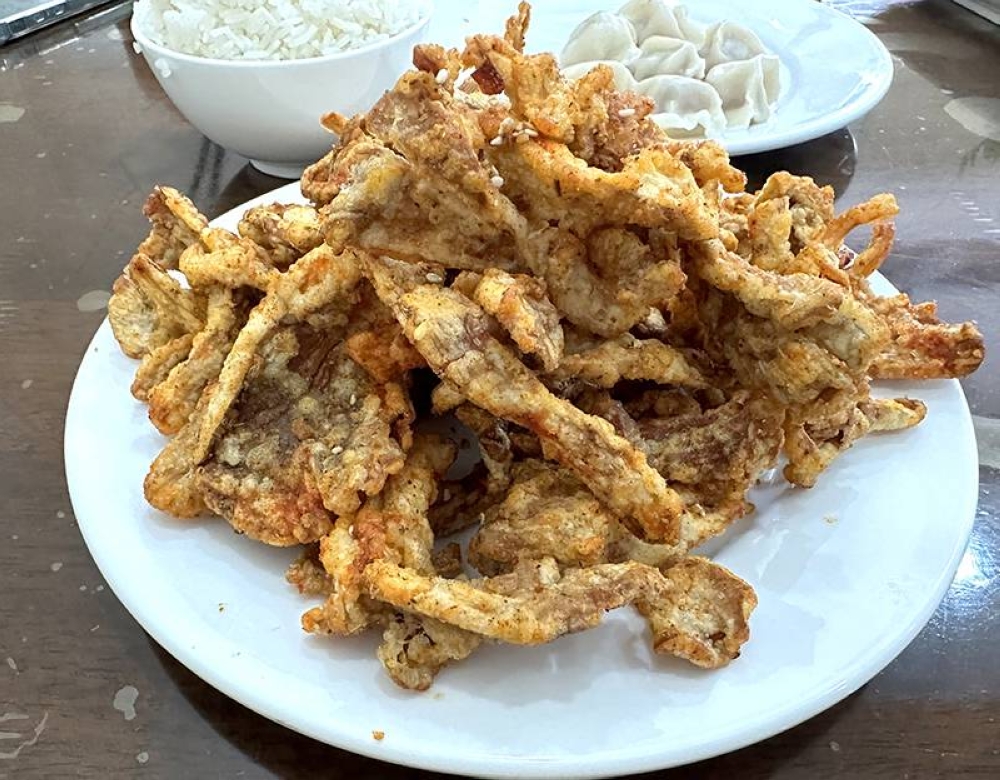 Spiced Salt Mushroom is addictive with the crunchy texture and the savoury hit from the cumin and chilli powder