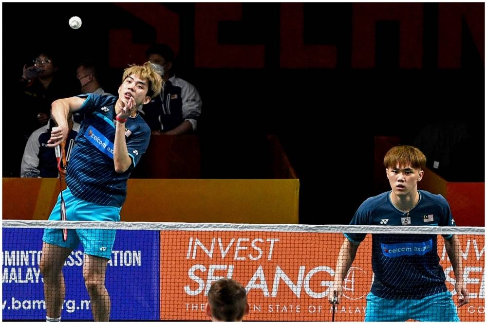 National men’s doubles pair Man Wei Chong-Tee Kai Wun are currently ranked 19th in the world. — Bernama pic
