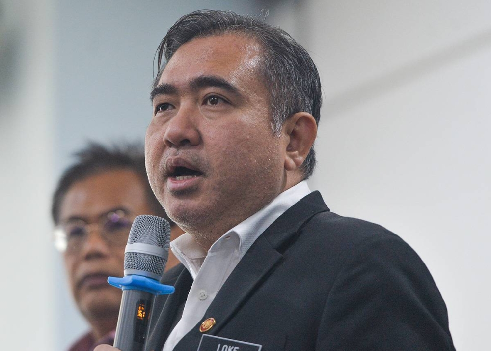 Transport Minister Anthony Loke said senior department officials had briefed him on current challenges and plans for this year, including the issues with the road tax stickers. ― Picture by Miera Zulyana