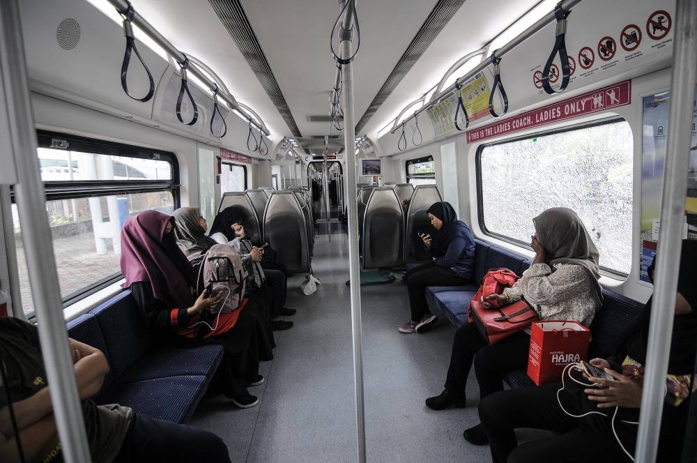 Data from The Centre in 2019 found that the public transportation system in the Klang Valley, the most populous and developed area in the country, is only used by 17% of its population. — Picture by Miera Zulyana