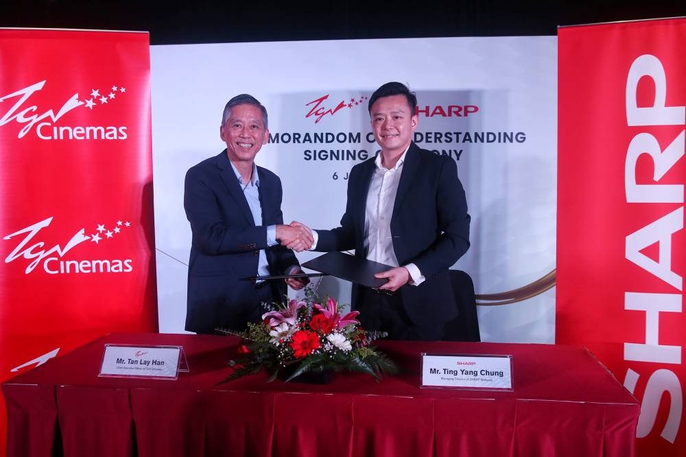 TGV Cinemas, Sharp Malaysia ink partnership to offer home entertainment and cinematic experiences - Vimarsana News