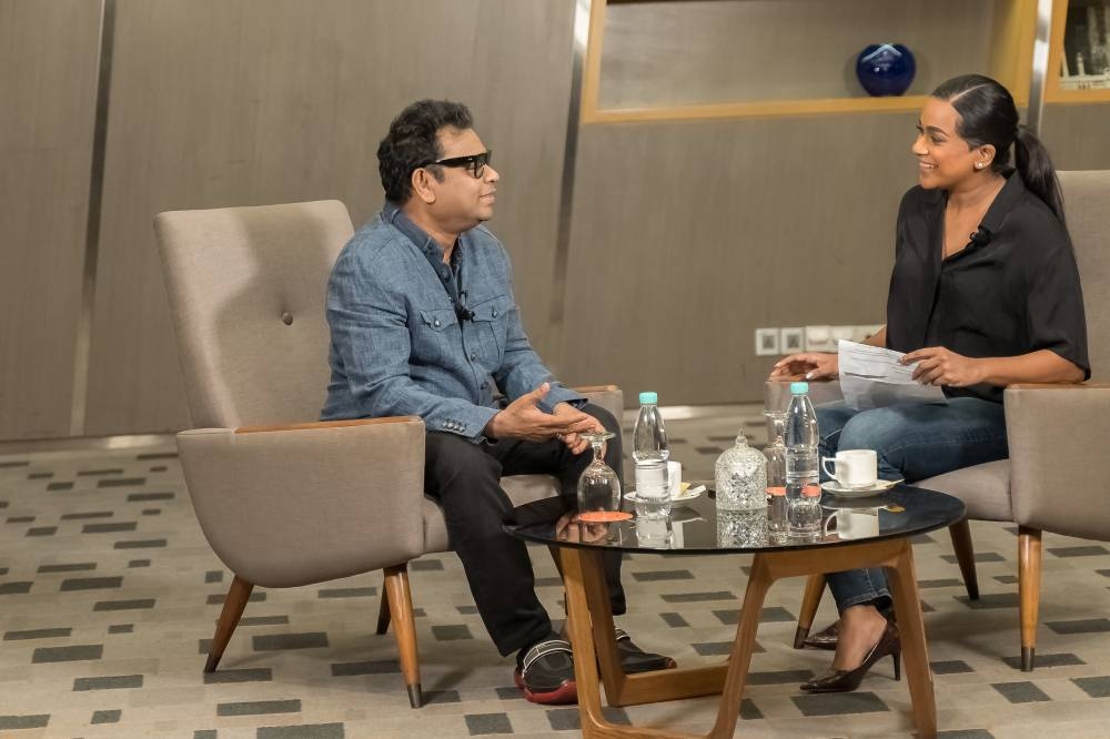 AR Rahman speaks to Malay Mail during an exclusive interview at Le M​eridien​ KL last week. Rahman was here to promote his upcoming January 28 KL concert scheduled to be held at the Bukit Jalil stadium. — Picture by Devan Manuel