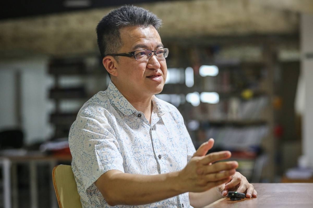 Liew Chin Tong speaks during an interview with Malay Mail in Kuala Lumpur in this file picture taken on October 12, 2022. — Picture by Yusof Mat Isa