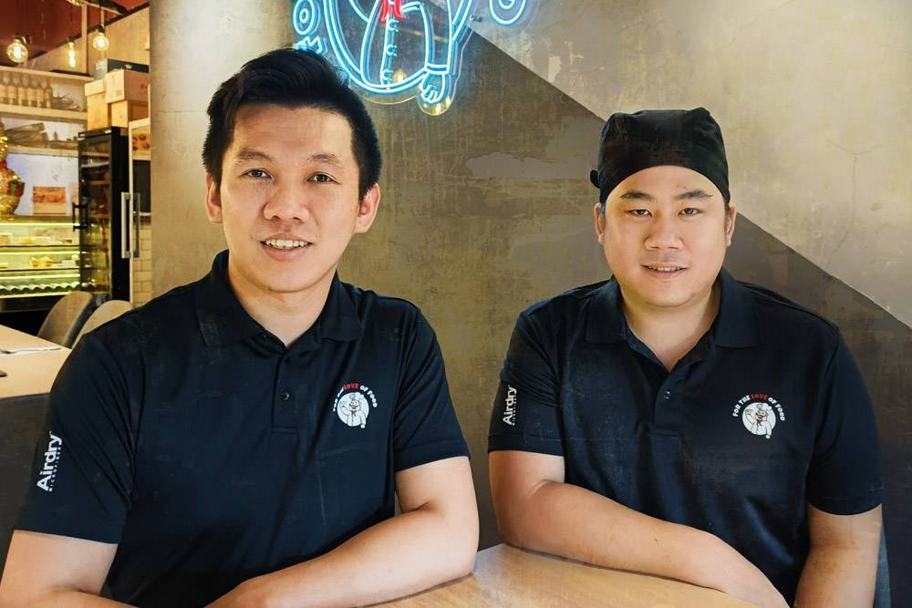 Gluttony is led by operation manager Michael Lau (left) and head chef David Lo (right).