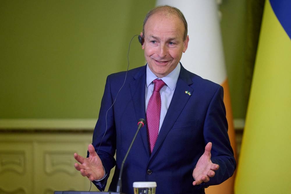 Micheal Martin said he 'welcomed' current progress in EU/UK talks. — Reuters pic