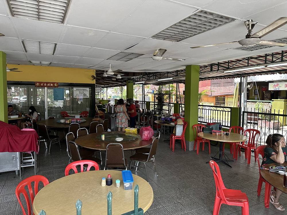 There's ample seating at the restaurant.