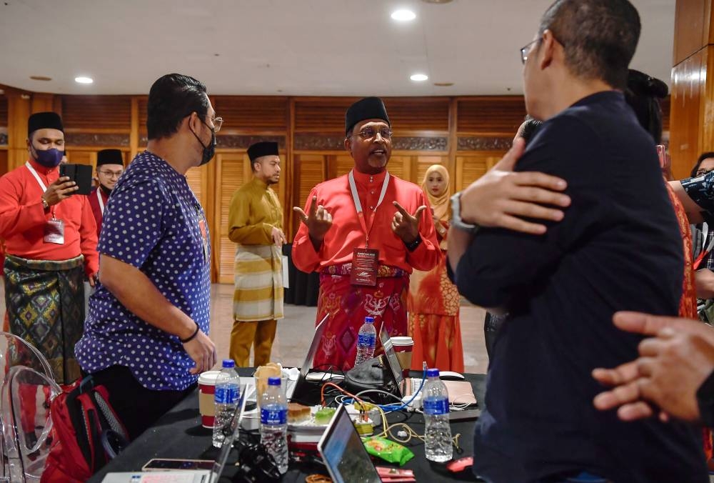 Datuk Seri Zambry Abdul Kadir speaks to members of the media at World Trade Centre Kuala Lumpur January 13, 2023. ― Bernama pic
