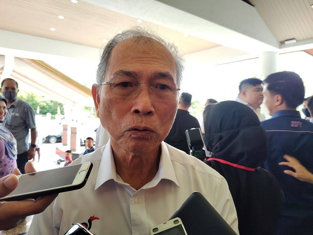 PRS president Datuk Joseph Salang Gandum said political leaders from Sarawak and Sabah have always considered the two as regions. — Picture by Sulok Tawie