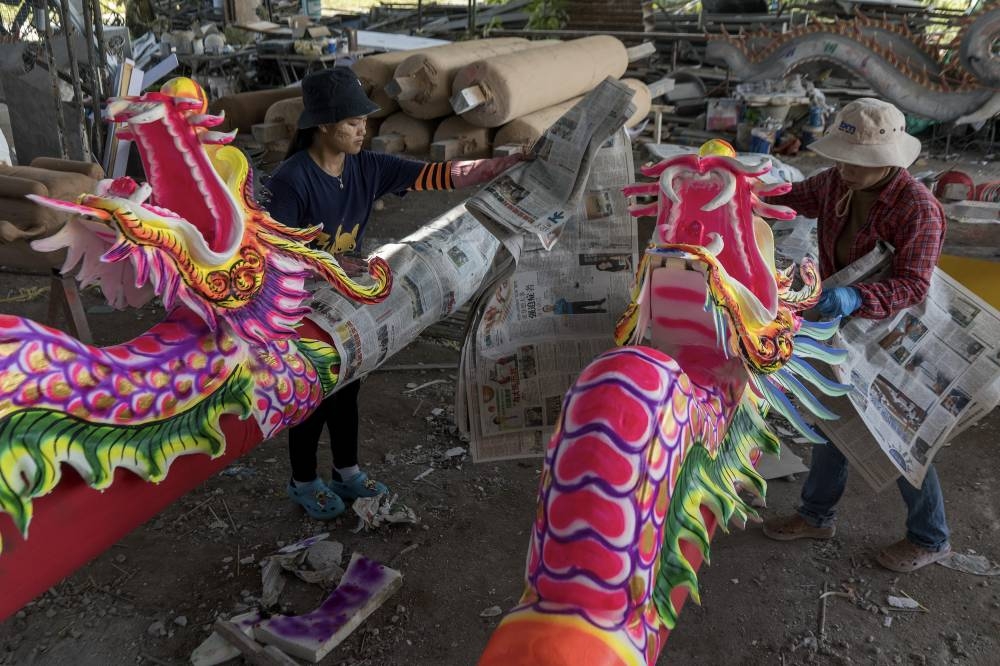 Joss sticks ready to be sent out to customers. — Picture by Shafwan Zaidon