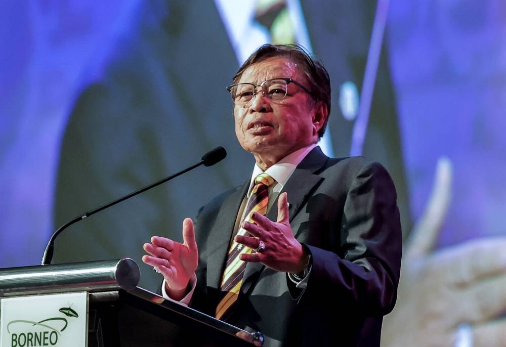 Sarawak Premier Tan Sri Abang Johari Openg Sarawak will have an advantage in the production of a fourth renewable energy (RE) source should its collaboration on a new hybrid RE project with Shell to produce wind and solar power prove successful. — Bernama pic