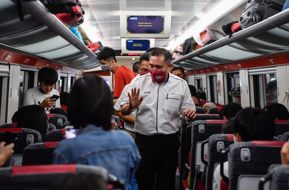 Transport minister: Free KTMB train rides for the disabled, primary ...
