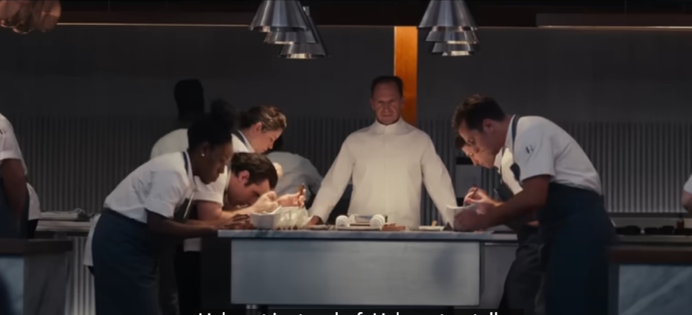 A screenshot of a scene from ‘The Menu’.