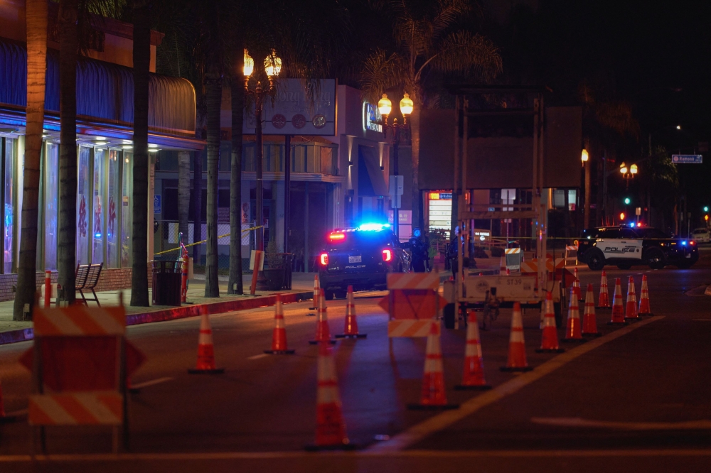 Police respond to a shooting with multiple casualties in the Monterey Park area of Los Angeles, California, US January 22, 2023. ― Reuters pic