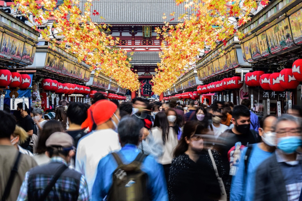 Japan saw a record low number of births in 2021, the latest data available, prompting the biggest-ever natural decline in the population. — AFP pic