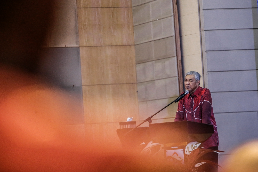 Umno president Datuk Seri Ahmad Zahid Hamidi in a statement today said irrespective of his true intention, the vile act by Paludan was a clear provocation and highly disrespectful towards Muslims around the globe. — Picture by Hari Anggara