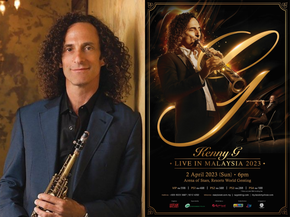 Award-winning saxophonist Kenny G to serenade fans in Genting’s Arena ...
